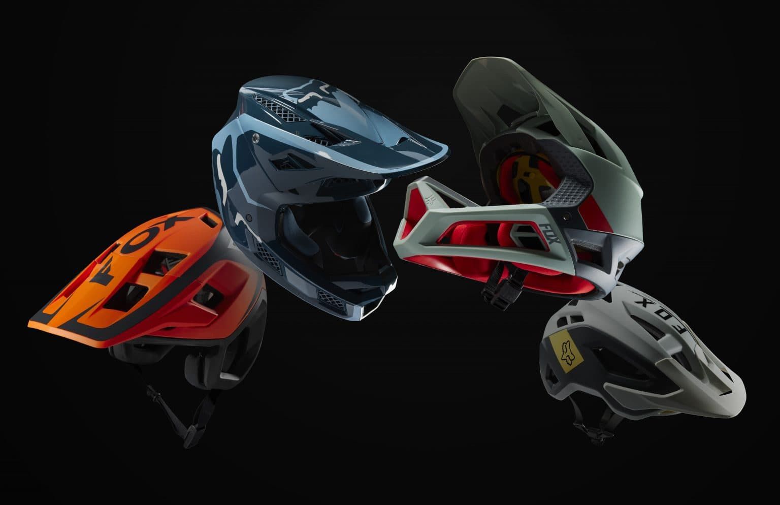 Gamme Fox pour notre comparatif des meilleurs casques de VTT