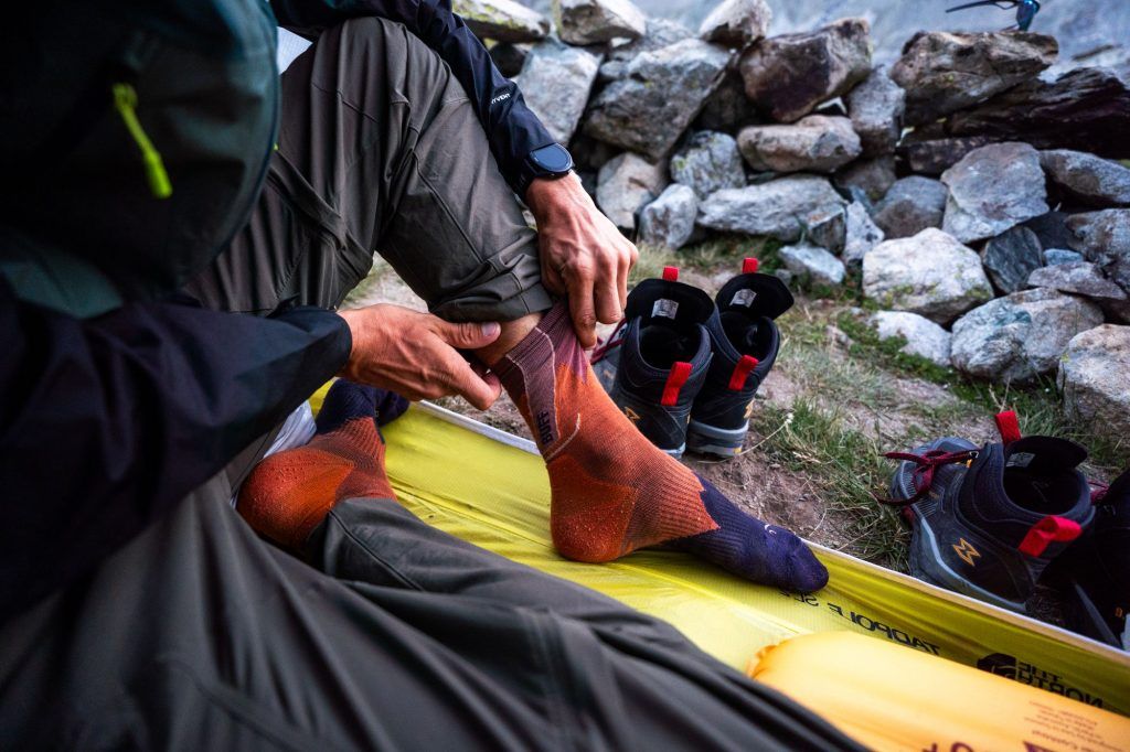 dry socks in hiking boots