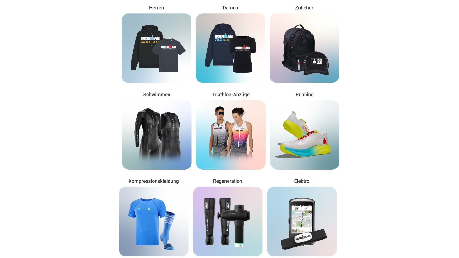 Ironman Produkte