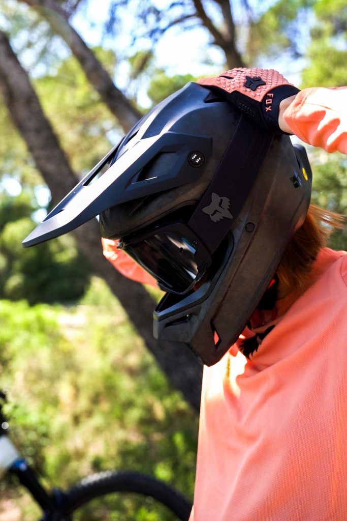 Masque porté avec le Fox Rampage RS