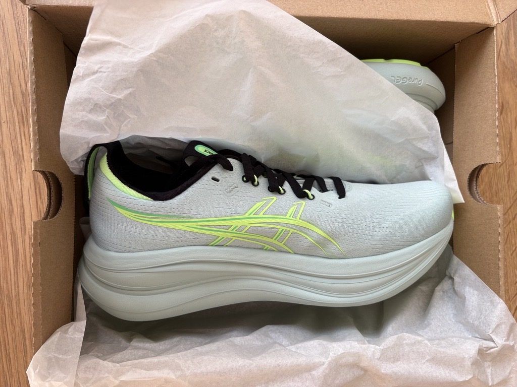 Nimbus 28 encore dans l'emballage pour le test