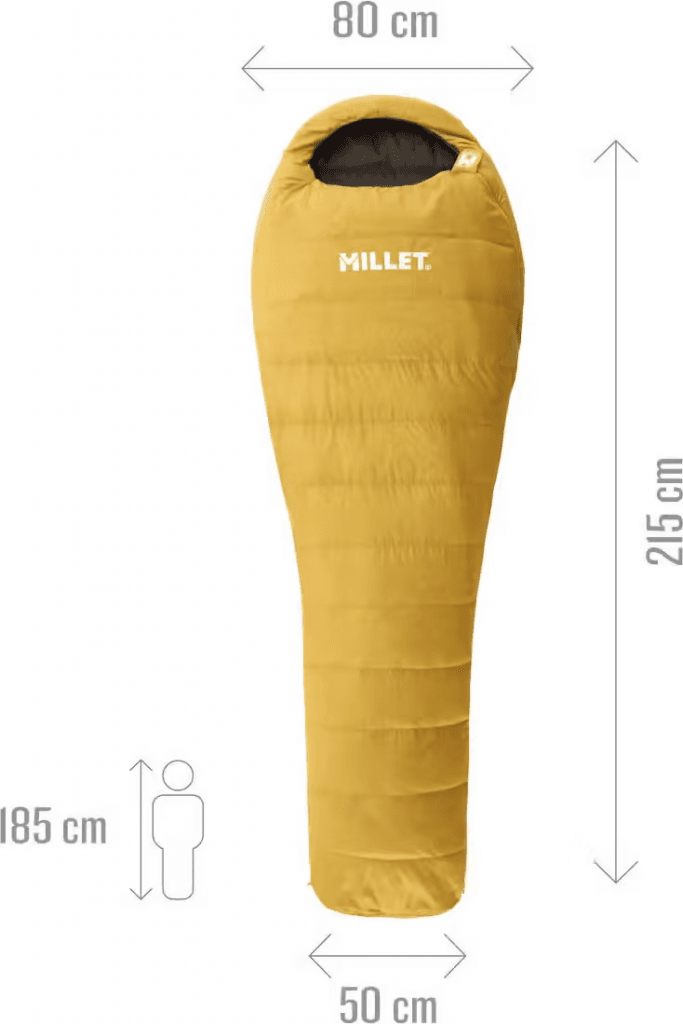 Millet Light Down 10, der kompakteste Schlafsack (1,5 Liter)