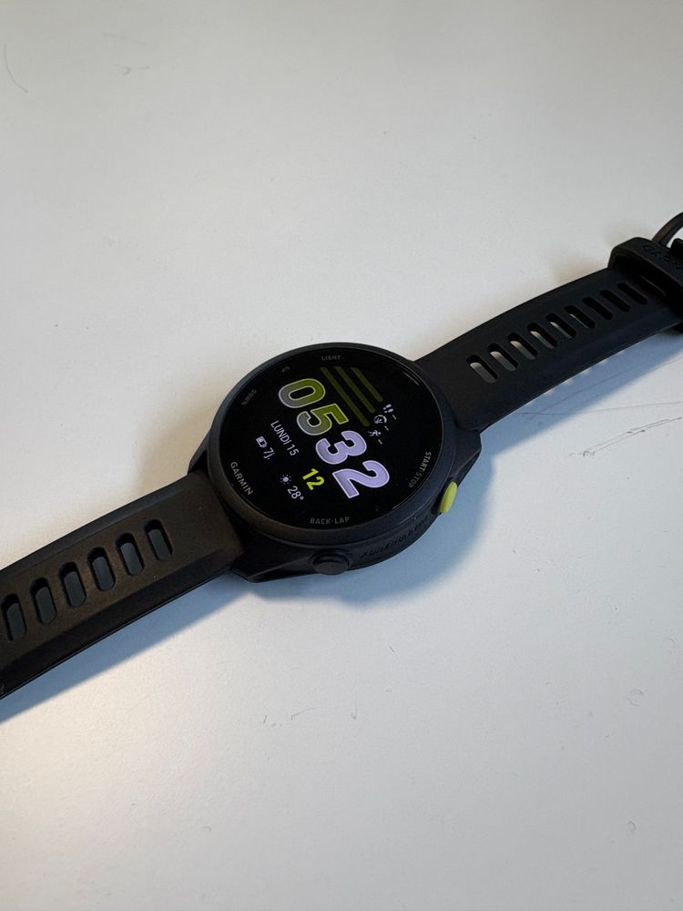 Forerunner 70 lors de son test