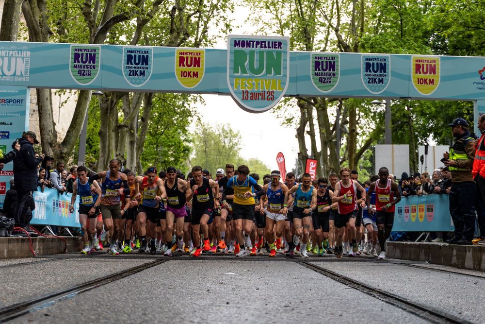 Start Montpellier Marathon