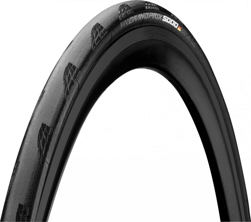 Pneu vélo de course Continental GP 5000 700 mm Tubetype Souple Vectran Breaker BlackChili